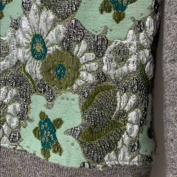 SALE!!J. CREW SHIMMERY APPLIQUÉ SWEATSHIRT - Picture 5 of 13